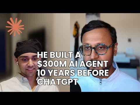 He Built a $200M AI Agent 10 Years Before ChatGPT